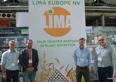 Simon Verboven, Stoffel Beeckmans, Leo Raeymaeckers and Dariusz Zmyslowski with Lima Europe